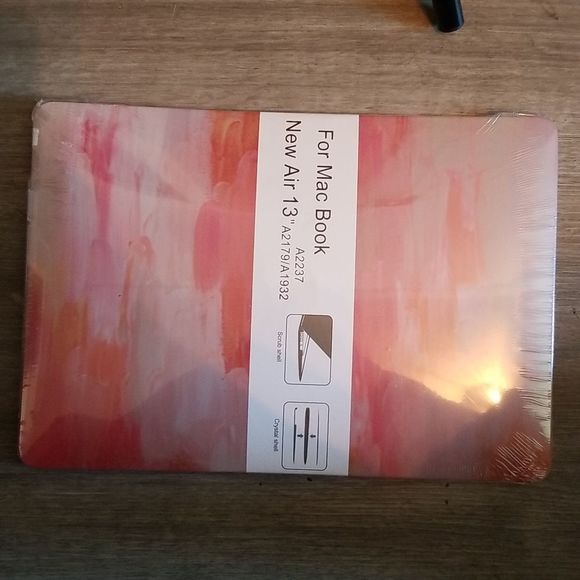 Pink Ombre Print Case Cover For Mac Book Air Pro 13 - Picture 10 of 10